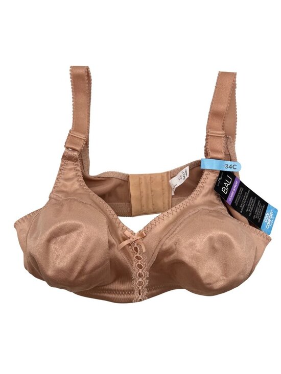 Bali Other - Bali Classic Support Nude 34C Bra DF3820 Cool Comfort Moisture-Wicking Adj. New